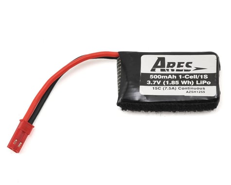 Ares 1S 15C LiPo Battery Pack w/JST (3.7V/500mAh) (Chronos FP110)