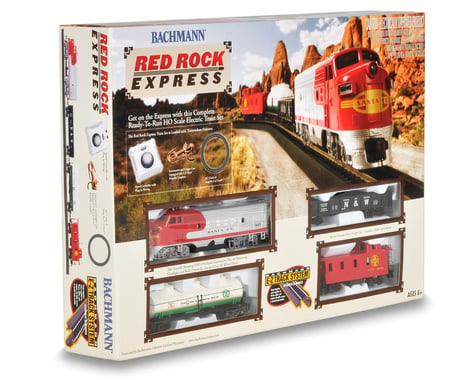 Bachmann HO-Scale Red Rock Express Train Set (Santa Fe)