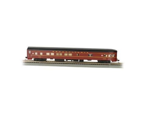 Bachmann PRR Smooth-Side Observation Car w/ Lighted Interior (HO Scale)