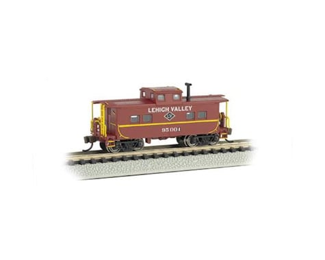 Bachmann Lehigh Valley #95004 NE Steel Caboose (Tuscan Red) (N Scale)