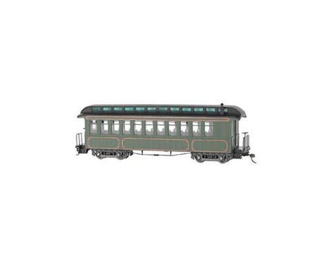 Bachmann Unlettered Observation Coach w/ Lighted Interior (Olive) (On30 Scale)