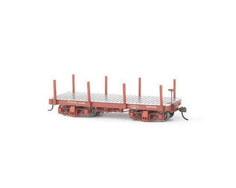Bachmann 18 ft. Flat Car (Oxide Red) (2) (On30 Scale)