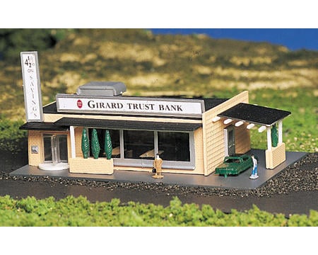 Bachmann N-Scale Plasticville Built-Up Drive-Up Bank