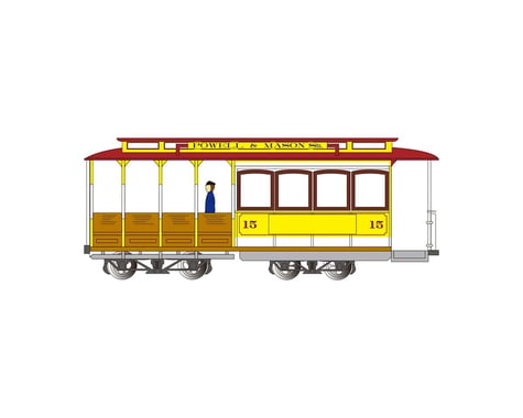 Bachmann HO Cable Car Yellow & Red