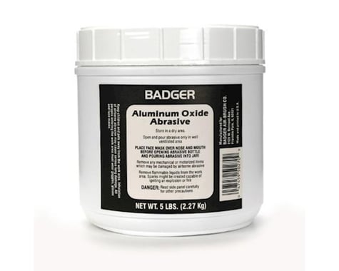 Badger Air-brush Co. Aluminum Oxide Abrasive 5 lbs. Net. Weight for Mod