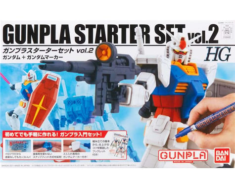 Bandai 1/144 GunPla Starter Set 2 Gundam HG