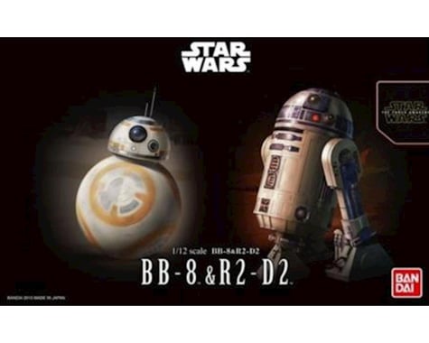 Bandai BB-8 & R2-D2 1/12 Plastic Model Kit