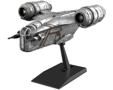 Bandai Star Wars The Mandalorian Razor Crest Plastic Model Kit (Silver)