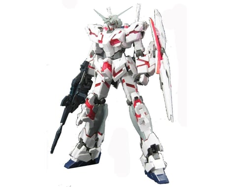 Bandai MG 1/100 Unicorn Gundam HD COLOR + MS CAGE "Gundam UC" Model Kit