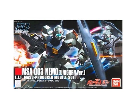 Bandai HGUC 1/144 #140 Nemo (Unicorn Version) "Gundam UC" Model Kit