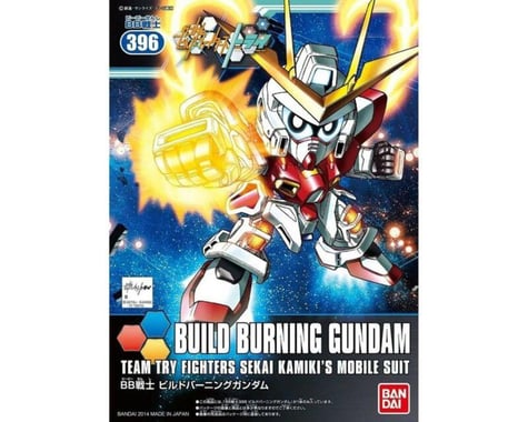 Bandai BB Senshi SD #396 Build Burning Gundam "Build Fighters Try" Model Kit