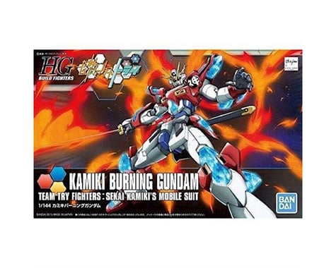 Bandai HGBF 1/144 #43 Kamiki Burning Gundam "Build Fighters Try" Model Kit