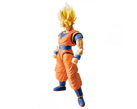 Bandai (2484284) Super Saiyan Son Goku (New PKG Ver) "Dragon Ball Z", Bandai Hobby Figure-rise Standard