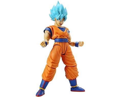 Bandai (2484294) Super Saiyan God Super Saiyan Son Goku (New Pkg Ver) "Dragon Ball Super", Bandai Hobby Figure-Rise Stan