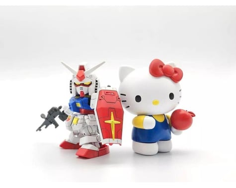 Bandai (2503579) Hello Kitty & RX-78-2 GUNDAM "Gundam", Bandai Hobby SD-EX Standard