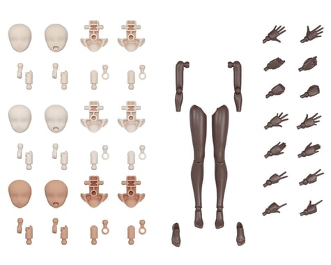 Bandai 30 Minute Sisters Option Body Parts Arm Parts & Leg Parts (Brown)