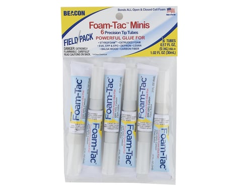 Beacon Adhesive Foam Tac Mini Glue (6 Tubes)