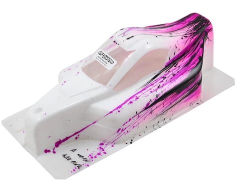 Bittydesign "Fighter" Mugen MBX6 1/8 Pre-Painted Buggy Body (Grunge/Pink)