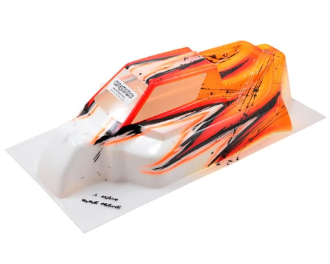 SCRATCH & DENT: Bittydesign "Force" Agama A8 EVO 1/8 Pre-Painted Buggy Body (Wave/Orange)