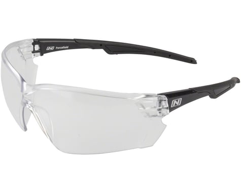 Optic Nerve Safety Glasses (Clear Lens, Black Frame)