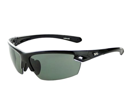 Optic Nerve Voodoo Sunglasses (Shiny Black) (Silver Flash Lens)