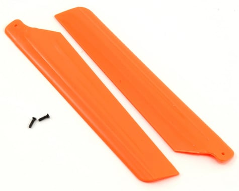 Blade Main Rotor Blade Set w/Hardware (Orange) (2) (mSR X)