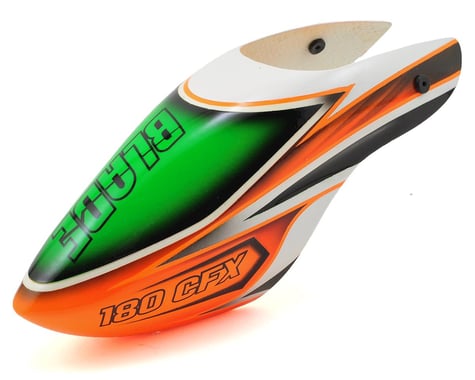 Blade 180 CFX Fiberglass Canopy (Orange/Green)