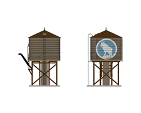 Broadway O Operating Water Tower w/Sound,GN/Weathered Brown