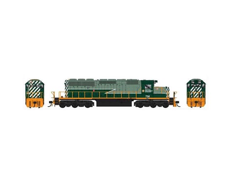 Bowser HO SD40 BCR Two Tone Green #755