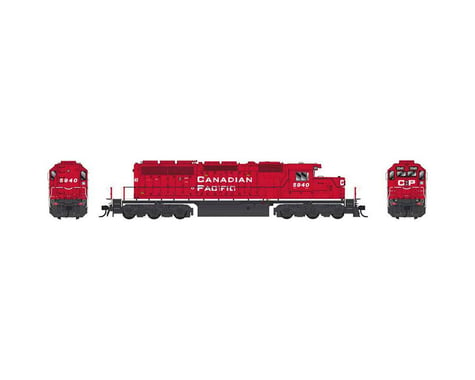 Bowser HO SD40 w DCC & Sound CPR Block Lettering#5940
