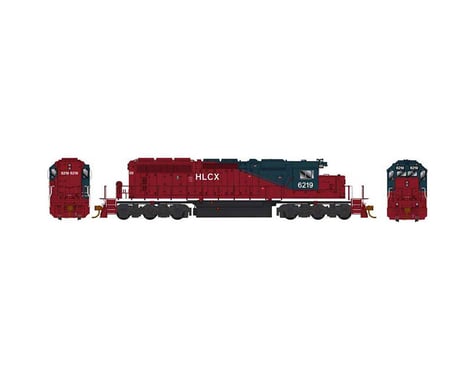 Bowser HO SD40-2, HLCX/Maroon/Blue #6219