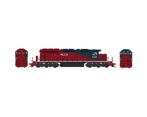 Bowser HO SD40-2, HLCX/Maroon/Blue #6225
