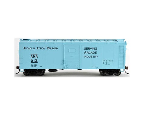 Bowser HO 40' Box Arcade & Attica RR #512