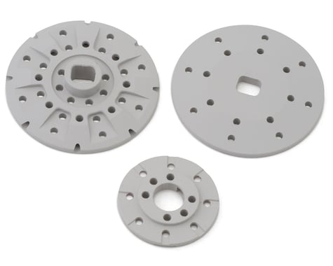 Team Brood B-Mag Drilled Magnesium Slipper Plates (3) (Associated B74)