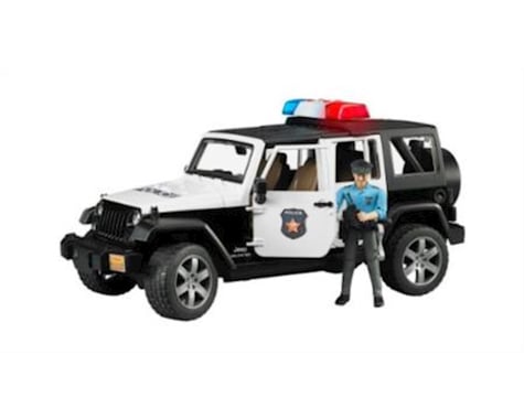 Bruder Toys Bruder 2526 Jeep Rubicon Police car with Policeman
