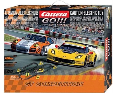 Carrera GO!!! GT Competition 1/43 Slot Car Set