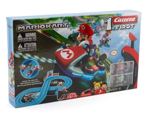 Carrera First Mario Kart Slot Car Racing Track Set (Mario vs Yoshi)