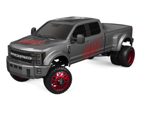 CEN Ford F450 SD 1/10 RTR Custom Dually Truck (Grey Titanium)