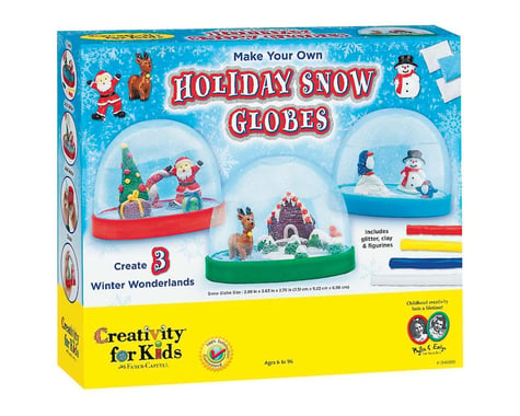 Creativity For Kids 1846000 Make Your Own Holiday Snow Globes