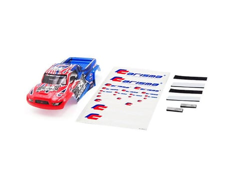 Carisma GT24MT Truck Body Painted and Decorated ( Red / Blue)
