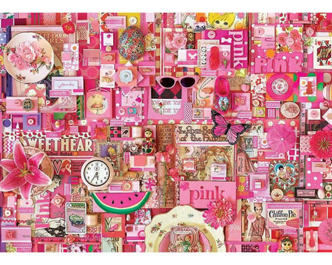 Cobble Hill Puzzles Pink Puzzle (1000pcs)