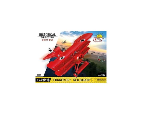 Cobi 174Pcs Hc Great War Fokker Dr1 Red Baron