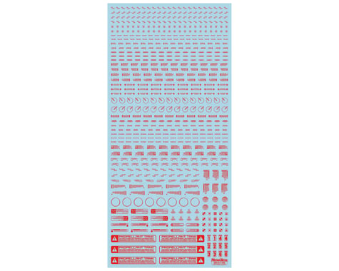 Mecha Decals 1/100 Ultra Premium Waterslide Decal Sheet (Red) (#2)