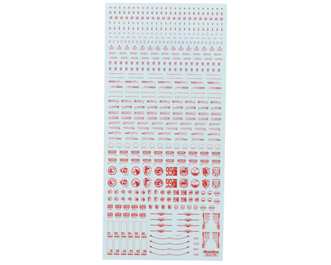 Mecha Decals 1/100 Ultra Premium Waterslide "Danger" Decal Sheet (Red) (#3)