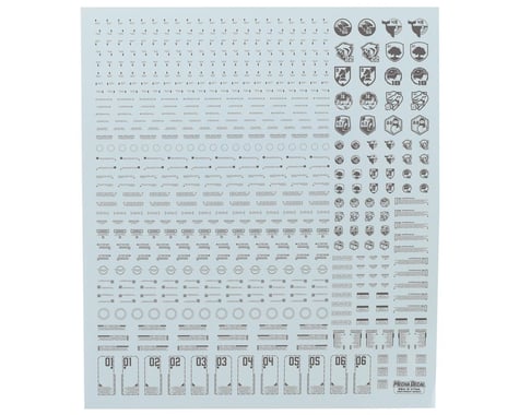 Mecha Decals 1/144 Ultra Premium Waterslide Decal Sheet (Gray) (#4)