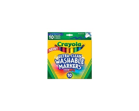 Crayola Llc Crayola Ultraclean Broadline Classic Washable Markers (10 Count)
