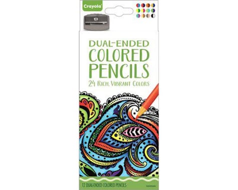 Crayola Llc Dual-Ended Colored Pencils 12Pc