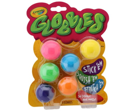 Crayola Globbles Sticky Squishy Colored Balls (6)