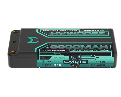 Cayote 2S 145C LCG Shorty LiHV Battery (7.6V/3900mAh)