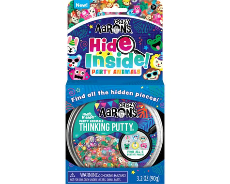 Crazy Aaron's Hide Inside Party Animals Thinking Putty